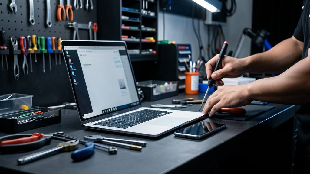 Pemeriksaan laptop di Z KOMPUTER